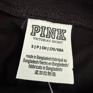 NWT PINK Victoria's Secret Black Bike Shorts